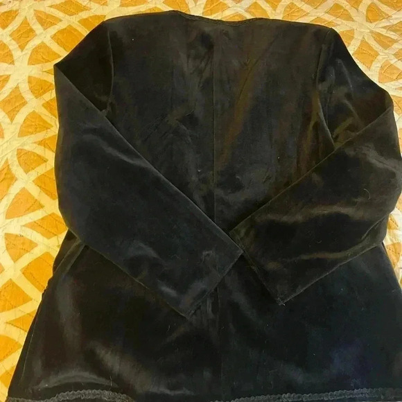 Vintage Women’s Koret Black Velvet Jacket Size M/L - Picture 7 of 7